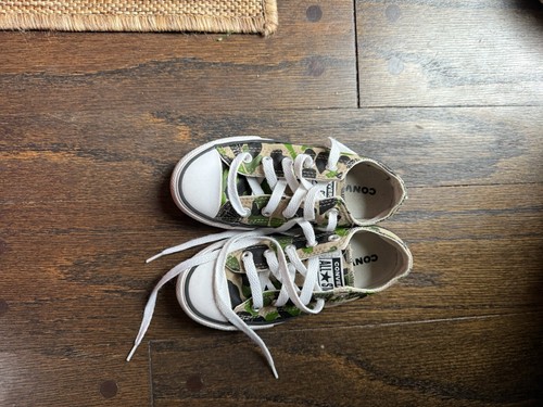 converse all star basso bambino taglia 11 mimetico