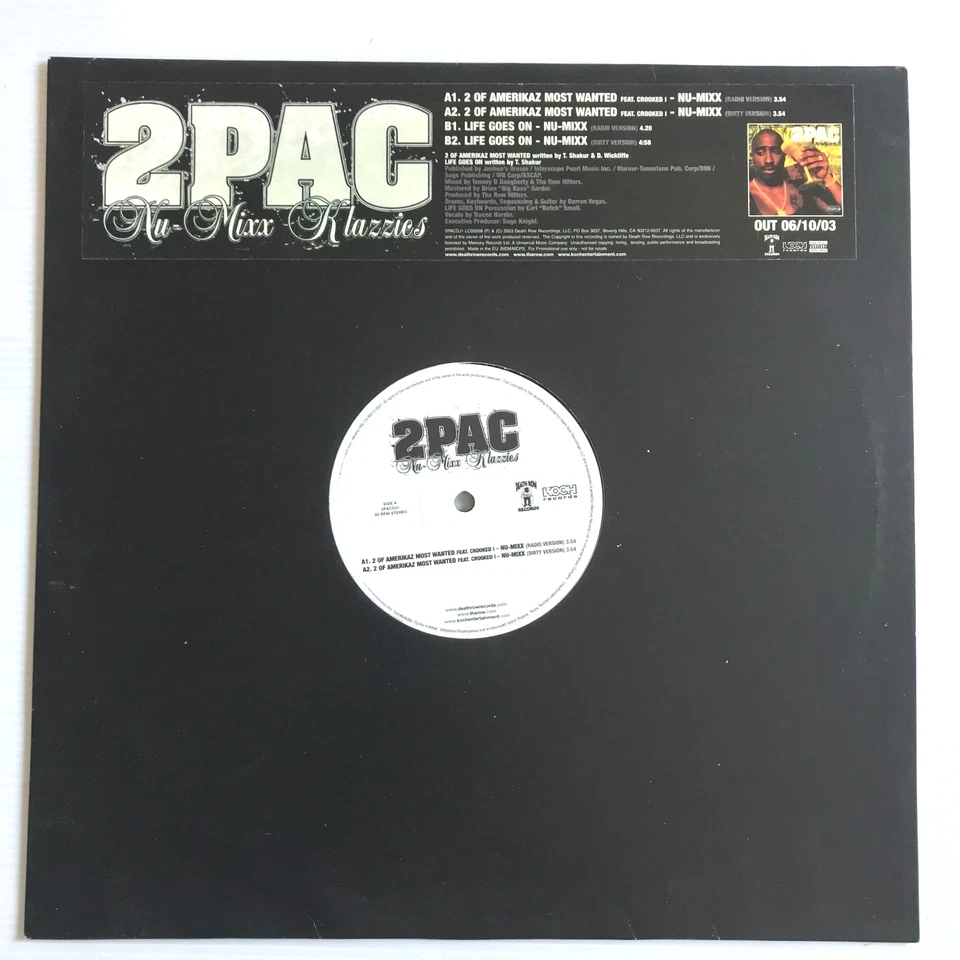 2Pac – Nu-Mixx Klazzics  Vinyl 12 Promo - Life Goes On *DL - Image 1 of 4