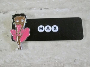 AFRIKANISCH-AMERIKANISCH BETTY BOOP AUSWEIS NAMENSSCHILD ABZEICHEN MEDIZINISCH PÄDIATRIE, KRANKENSCHWESTER, ER, INTENSIVSTATION - Bild 1 von 7