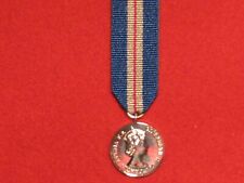 Miniature British Queens Gallantry Medal QGM EIIR Medal with ribbon in mint cond