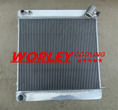 3 ROW Aluminum Radiator For Jaguar XKE Series 1 S1 4.2L Manual 1965-1967 1966 MT Foto 1 de 4