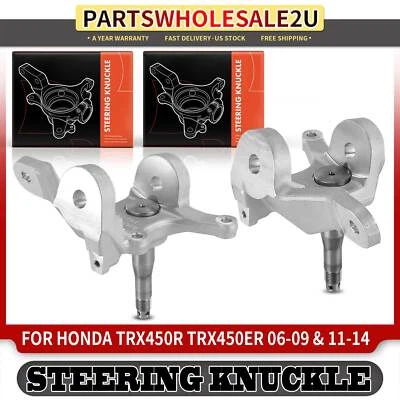 2x Nuevo nudillo de dirección delantero izquierdo y derecho para Honda TRX450R 2006-2009 TRX450ER Foto 1 de 4
