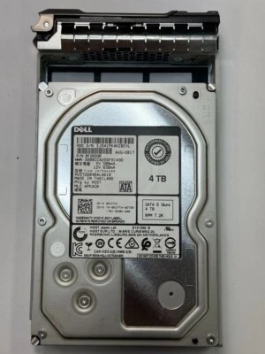 DELL 61FFW HUS726040ALA610 0F26930 4TB 7.2K RPM 128MB 6 Gb/s SATA 3.5" HDD - Image 1 of 4