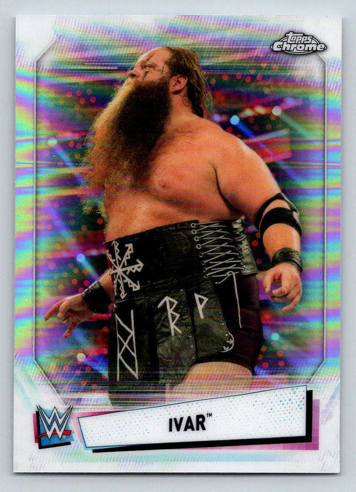 2021 Topps Chrome WWE Refractors #21 Ivar (ref 198341) - Image 1 of 2