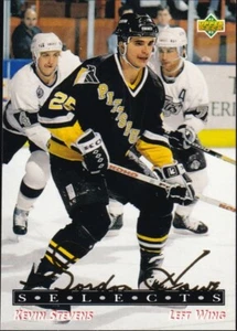 1992-93 Upper Deck Gordie Howe Selects #G4 - Kevin Stevens - Picture 1 of 2