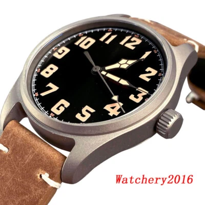 Reloj Hombre Tandorio Pilot Titanio 39mm NH35 PT5000 200M Buceo Cepillo Automático Foto 1 de 4