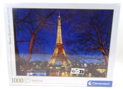 Clementoni Paris Eiffel Tower 1,000 Piece Jigsaw Puzzle FACTORY SEALED BOX - Image 1 of 3