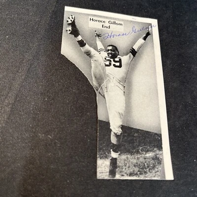 Early 1950's Horace Gillom Cleveland Browns Legends Punter RARE Auto JSA d.1985 - Image 1 of 4