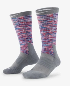 Calze equipaggio Nike uomo donna Dri Fit Elite Kay Yow cancro al seno grandi - Foto 1 di 7