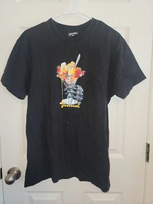 Mens Short Sleeve Crew Neck ICE CREAM METAL FINGERS DOOM SZ M (BLACK) 421-3204 - Image 1 of 4