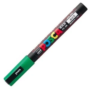 Uni Posca PC3M.6 Water-Based Paint Marker, Fine Point, Green - Picture 1 of 2
