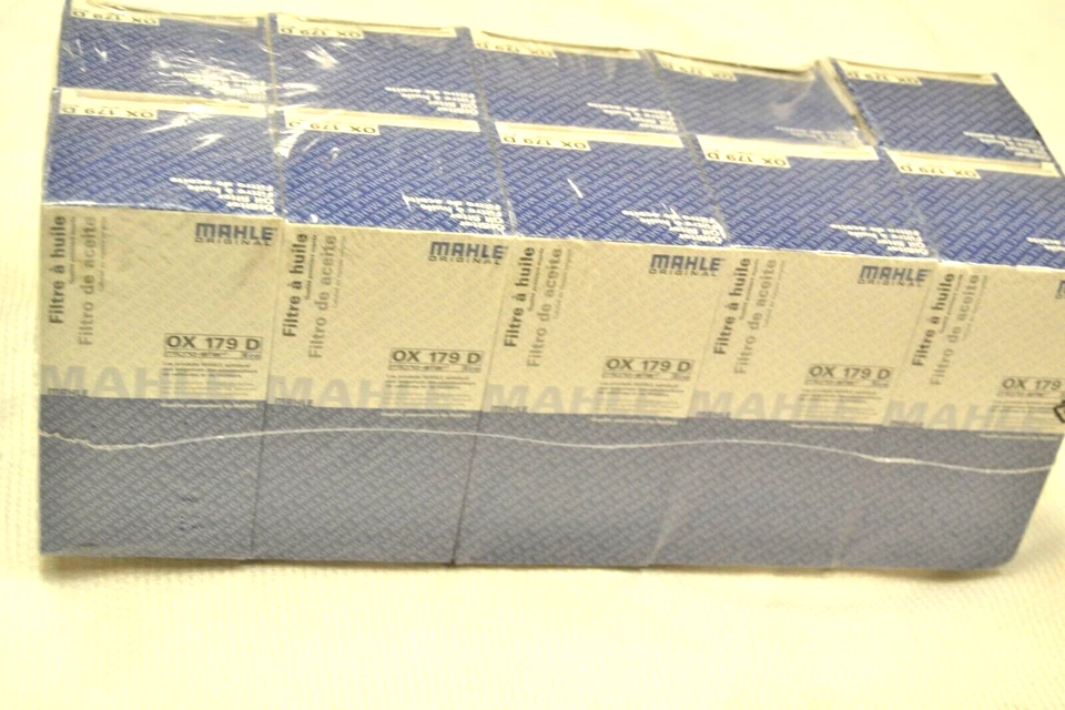 Новый Mahle лот из 10 масляных фильтров OX 179D Micro-Star для Mercedes-Benz E320 05-06  - Изображение 1 из 4