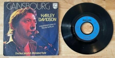 45 7" FRENCH SP SERGE GAINSBOURG HARLEY DAVIDSON LIVE! - Image 1 of 2