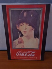 VINTAGE Coca Cola metallo segno ideale per una barra o uomo grotta 14'