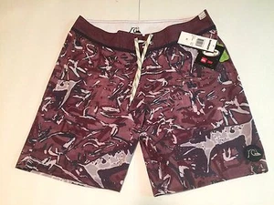 QUIKSILVER Men's Ghetto Yoke 19" AG 47 Dry Flight Tec Boardshorts 19" SIZE 32 - Picture 1 of 1