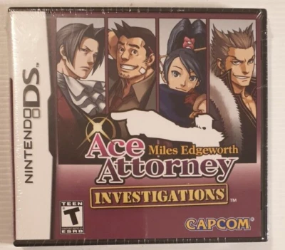 ACE ATTORNEY INVESTIGATIONS: MILES EDGEWORTH Game for Nintendo DS ***BRAND NEW** - Image 1 of 4
