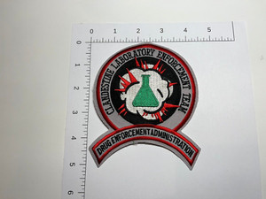 DEA Clandestine Laboratory Enforcement Team Shoulder Patch - New and Authentic