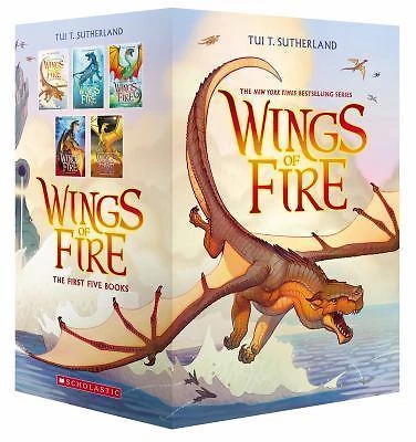 Wings of Fire Boxset, Books 1-5 by Tui T. Sutherland (2015, Trade Paperback / Trade Paperback)