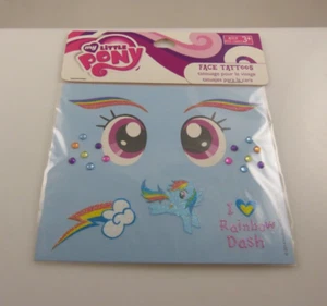 tattoos body art skin Halloween My little pony bling stars twilight sparkle face - Picture 1 of 4