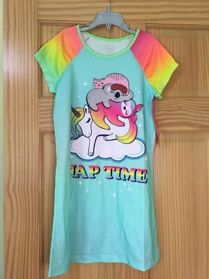 Nuevo Camisón Wonder Nation Perezoso Unicornio Arco Iris Niñas muchas tallas Foto 1 de 2