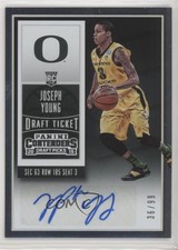 2015 Contenders Draft Picks Ticket /99 Joe Young (Yellow Jersey) Rookie Auto RC