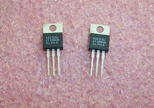 QTY (50) AS2715U ALPHA TO-220 1.5A ADJUSTABLE DOWN TO 1.2V VOLTAGE REGULATORS - Picture 1 of 4