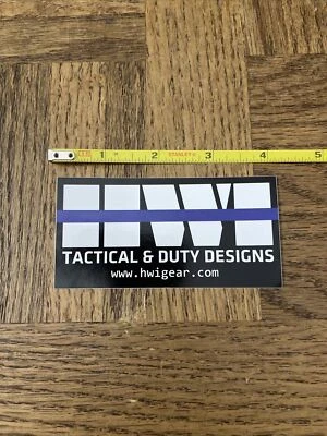 Laptop/Phone Sticker HWI Tactical And Duty Designs - Image 1 of 2