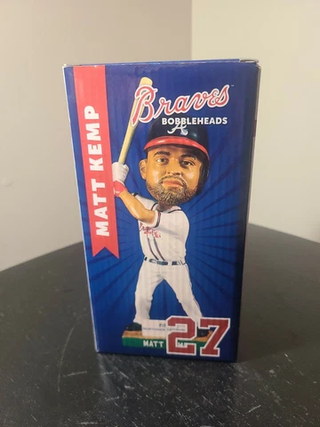 Matt Kemp Atlanta Braves Bobblehead New in box Cover