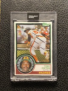 TONY GWYNN TOPPS PROJECT 2020 #64 1983 PR 3368 JOSHUA VIDES W/ BOX IN HAND 🔥🔥!
