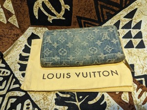 louis vuitton denim wallet