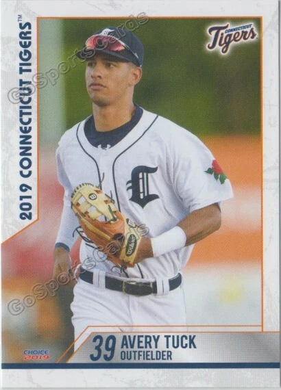 2019 Connecticut Tigers Avery Tuck RC Rookie Detroit - Image 1 of 1