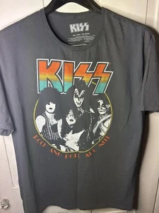 Rare Vintage 80s KISS Gene Simmons Shirt - KISS WOW!!! 2XL - Picture 1 of 2