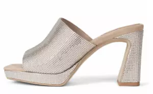 NEW IN BOX Jeffrey Campbell Sparkly Suede Heels - US Size 5 - Picture 1 of 8