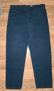 Men's dark blue Levi's relaxed fit straight leg jeans size 38 x 32 - Picture 1 of 6