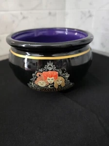 Disney Hocus Pocus Ceramic Witch Cauldron Halloween Decor Candy Bowl New OpenBox - Picture 1 of 7