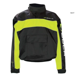 Sola Charge Taped Adults Spray Top Black Lime - Picture 1 of 3
