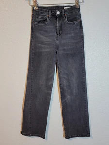 blanknyc jeans damen 24x26 the baxter ribcage straight stretch anthrazit grau - Bild 1 von 11