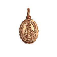 9ct Rose Gold St Mary Pendant