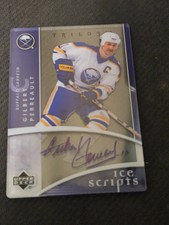 2007-08 UPPER DECK ICE GILBERT PERREAULT IS-GP ICE SCRIPTS AUTO AUTOGRAPH