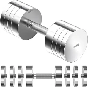 Hantelset 25 kg Kurzhanteln Langhantel Set Hantel Hantelscheiben Krafttraining - Bild 1 von 7