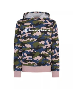 NWT CHAMPION Big Boys All Over Print Camo Signature Fleece Sweatshirt, Size: S-L - Picture 1 of 11