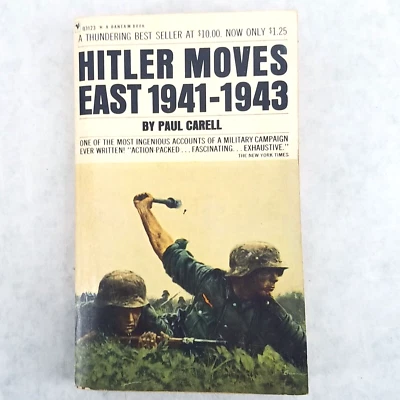 Hitler Moves East - Paperback by Paul Carell - WWII History War Warfare Germany Foto 1 de 4