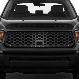 300 INDUSTRIES Aftermarket Steel Grille for 2018-2021 Tundra Truck HONEYCOMB BLK - Picture 1 of 3