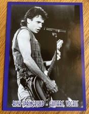 J2 Classic Rock Cards Black & White Variants “Rick Springfield” Vocals ( MINT! )