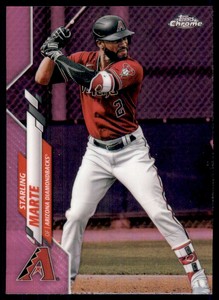 2020 Topps Chrome Update Pink Refractors #U3 Starling Marte