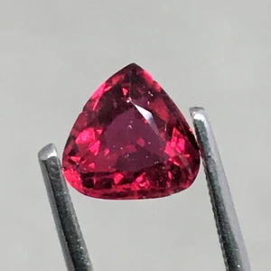 Stunning mozambique ruby perfect heart cut gemstone good pink color 0.80 carat - Picture 1 of 4