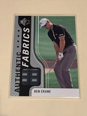 2012 UPPER DECK SP GOLF BEN CRANE TOURNAMENT WORN AUTHENTIC FABRICS - Image 1 of 2