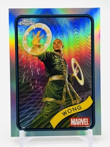 WONG - SP SILVER CHROME REFRACTOR #86 - 2025 Topps Chrome MARVEL - Picture 1 of 2