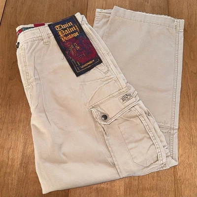 Pantalones cargo Unionbay para hombre 40x32 doble palma vintage de colección Y2K holgados Gorpcore caqui Foto 1 de 4