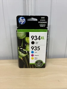 Genuine HP 934XL Black - 935 Color 4 Pk Ink Cartridges EXP 9-18 - Picture 1 of 4